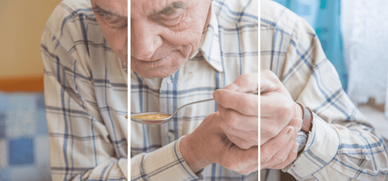 Swallowing Therapy for person with parkinsons disease